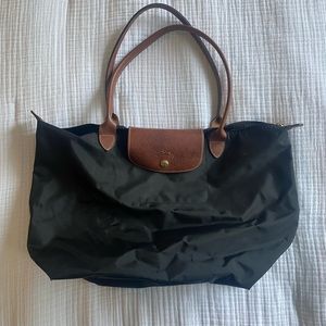 Black Longchamp Tote Bag